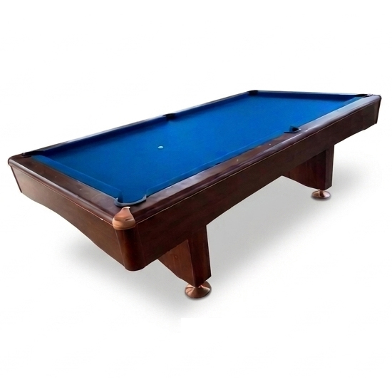 black diamond marron paño azul MESA DE POOL - MODELO BLACK DIAMOND 7 PIES - Imagen 3