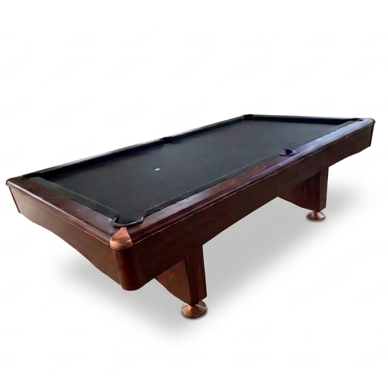 black diamond marron paño grafito MESA DE POOL - MODELO BLACK DIAMOND 7 PIES - Imagen 6