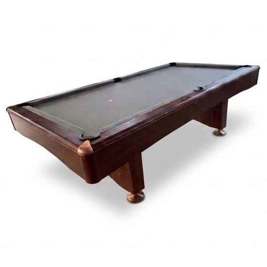 black diamond marron paño gris MESA DE POOL - MODELO BLACK DIAMOND 7 PIES - Imagen 7