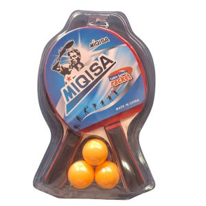 Set De 2 Paletas Con 3 Pelotitas naranjas