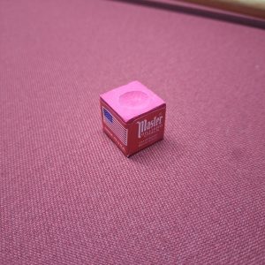 TIZA PARA BILLAR MARCA MASTER AMERICANA ROJA